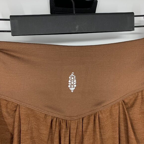 Free People Movement Shorts Find Your Flow Brown - Picture 9 of 11